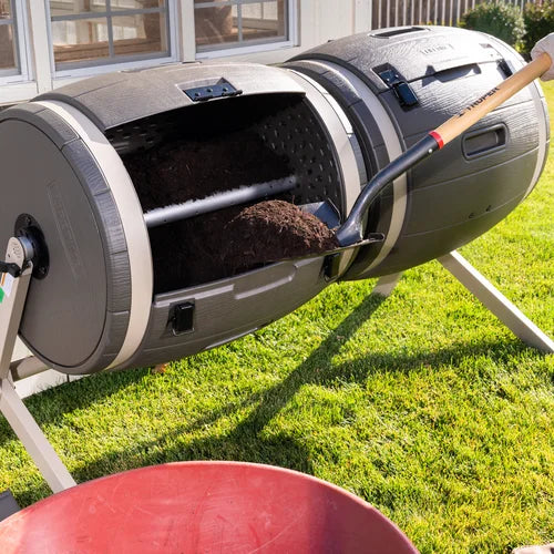 Double Bin Rotating Composter